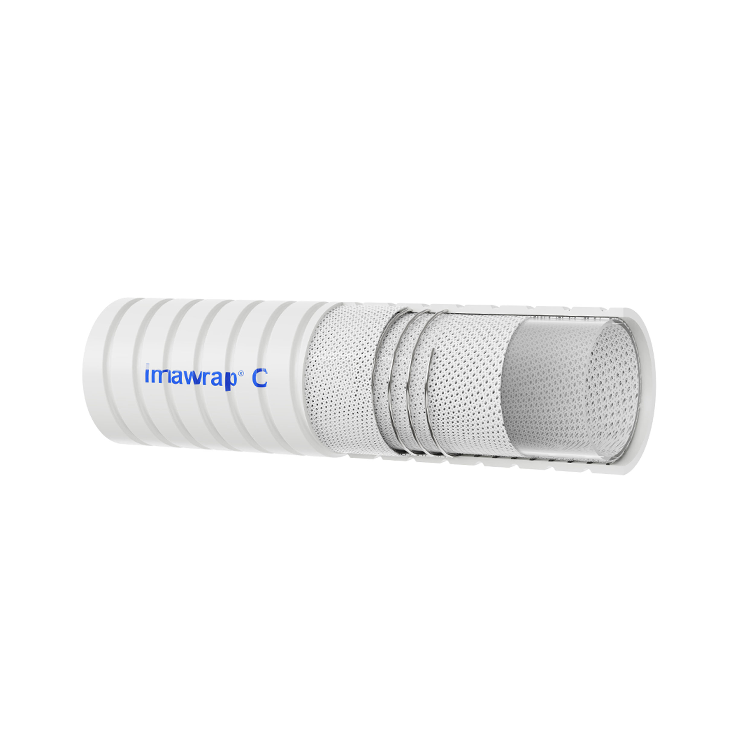 Imawrap<sup>®</sup>-C   Platinum Cured Silicone Hose Reinforced With 4 Ply Of Polyester Fabric And SS 316 Helical Wire