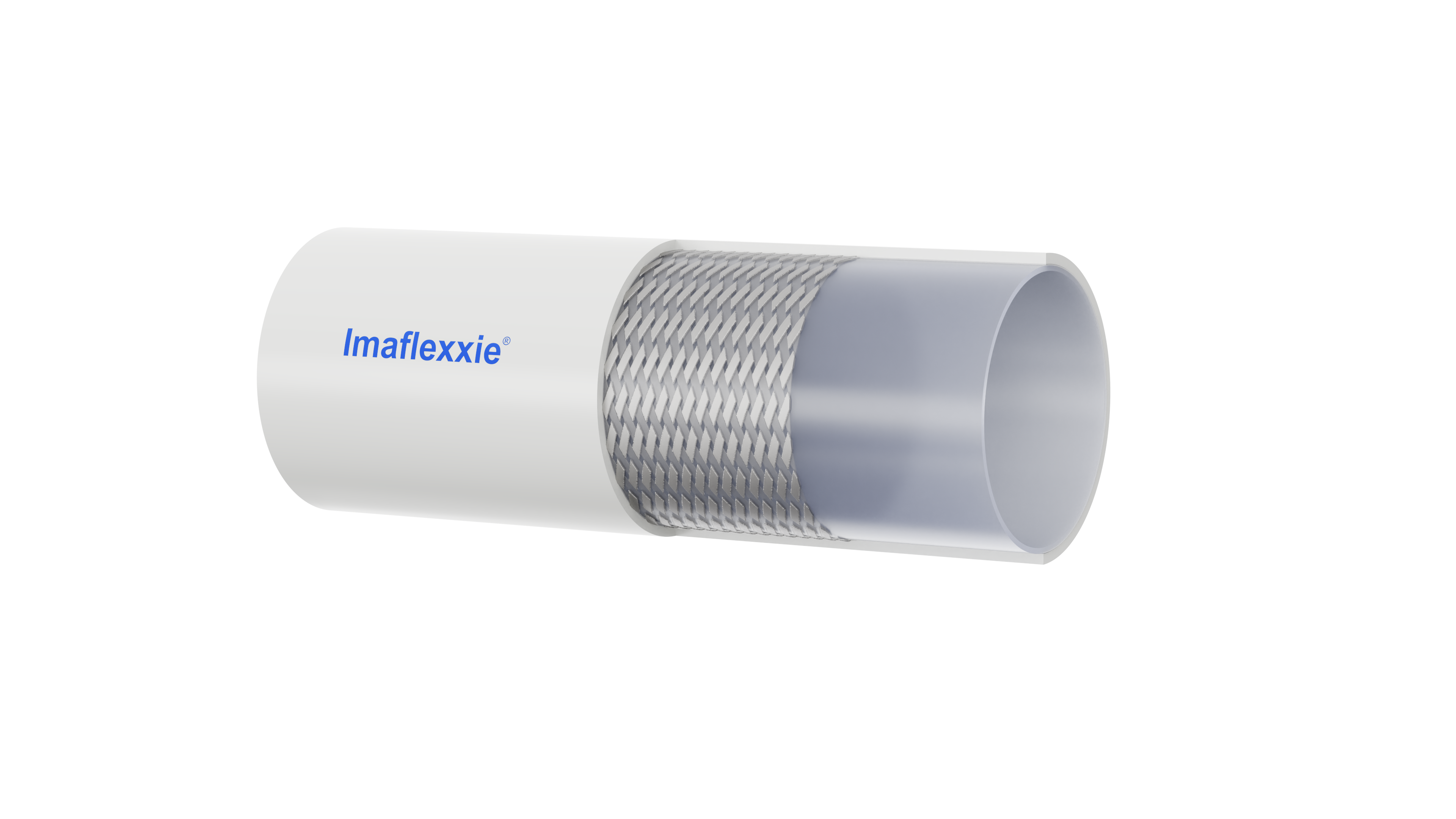Imaflexxie<sup>®</sup> PTFE Lined Hose with SS 304 Braiding Having Outermost Platinum Cured Silicone Cover